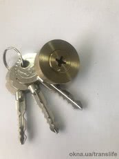 Цилиндр з 3- ма ключами до замков для ролет Z 04 и Z 07